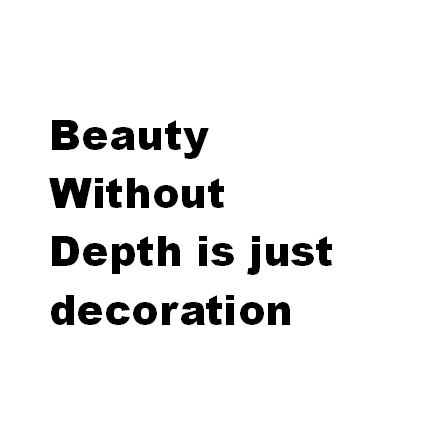beauty without